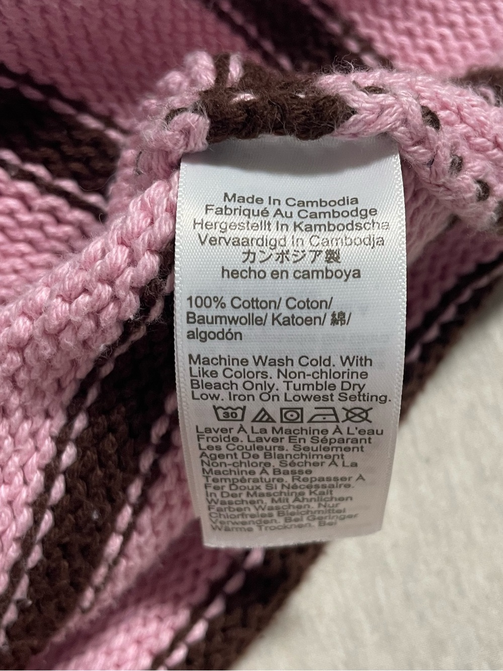 NWT J.Crew Women's 2025 Rollneck™ sweater in pink stripe Sz Small - Picture 4 of 4